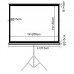 PDSC100 - Tripod Portable Projection Screen, 100" Diagonal, 4:3 Aspect Ratio (2.00m x 1.50m)